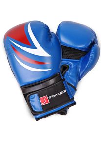 Sportstech Boxhandschuhe, (mit Tasche) blau Boxhandschuhe