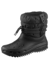 Crocs Winterstiefel »Classic Neo Puff Luxe Boot W«, mit Warmfutter schwarz 37 Modischer Snowboots mit Zugkordel