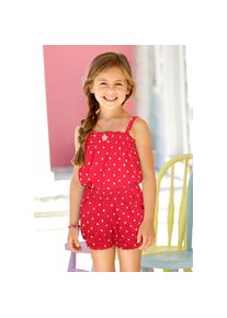 Kidsworld Kurzoverall, niedlich gepunktet rot 146 N-Gr rot-weiß Kidsworld Kurzoverall für Mädchen