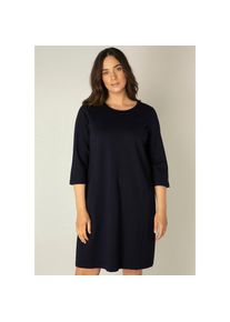 Base Level Curvy Etuikleid »Addy«, In elasitischer und bequemer Viskose-Mischqualität blau 48 N-Gr navy dark blue Etui-Kleid Addy von Base Level Curvy