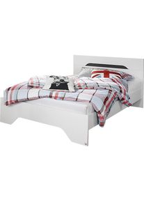 Rauch Futonbett »Noosa« schwarz-weiß weiß/graumetallic