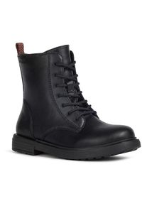 Geox Schnürstiefel »J ECLAIR GIRL«, mit Reißverschluss schwarz 26 Stiefel mit Schnürung und RV für leichten Einstieg