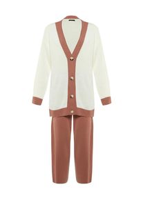 Trendyol Hosenanzug Damen, rosé / wollweiß, Größe S