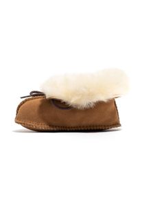 Minnetonka Stiefel 'Sheepskin' Jungen Gr&ouml;&szlig;e 25 cognac