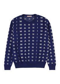 Marni Pullover Jungen Gr&ouml;&szlig;e 140 navy / hellgrau