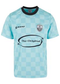 Karl Kani Trikot Herren Gr&ouml;&szlig;e XL himmelblau / hellblau / schwarz / wei&szlig;