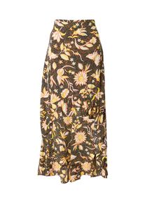 THE KOOPLES Rock 'JUPE' Damen Gr&ouml;&szlig;e 40 gelb / orange / schwarz / wei&szlig;