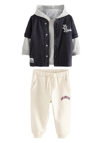 next, Gar&ccedil;ons Set, bleu / gris clair / blanc cass&eacute;