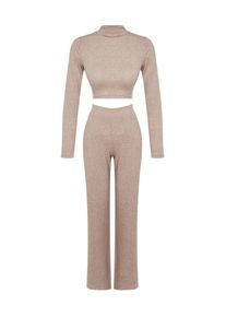 Trendyol Hosenanzug Damen, beigemeliert, Größe XS