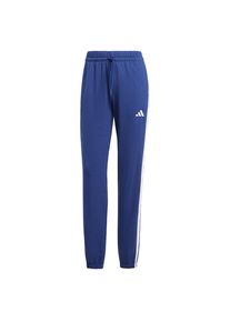 adidas Sportswear, Femmes Pantalon de sport 'Essentials', bleu fonc&eacute; / blanc