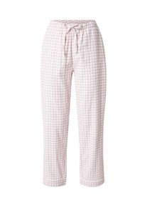 Hunkemöller Hunkemöller Pyjamahose 'Essentials' Damen, pastelllila / weiß, Größe XL