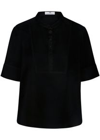 Peter Hahn - Bluse aus Seide, schwarz, Gr. 46, Seide