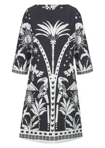 Paganne - Kleid mit 3/4-Arm, multicolor, Gr. 36, Kunstfaser