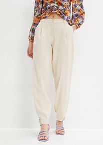 Karottenhose in beige, Grösse 44, bonprix