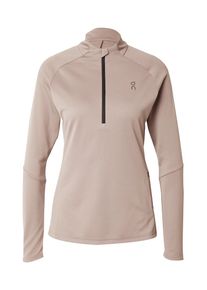 On, Femmes T-shirt fOnctiOnnel, noisette / gris