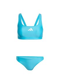 adidas Performance Sportbikini Damen, neonblau / weiß, Größe 30