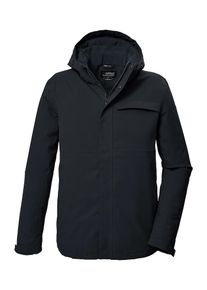 Killtec Outdoorjacke Herren, schwarz, Größe S