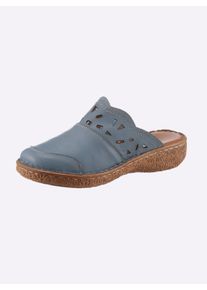 Witt Damen Clog, taubenblau, Größe 37, 100% Glattleder