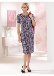 WITT Damen Jerseykleid im floralen Dessin, erika-ecru-bedruckt, Gr&ouml;&szlig;e 40, 95% Viskose, 5% Elasthan