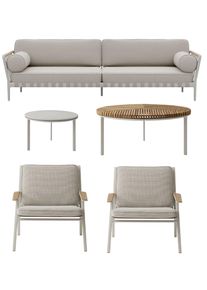 Open-Air Outdoor Set 4 Lounge Medium Vipp
