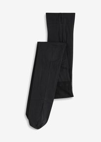 Overknee Strumpfhose mit Herzchen mit recyceltem Polyamid 60den in schwarz, Grösse 48/50 (XL), bonprix