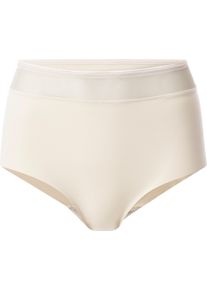 Damen Taillenslip mit Mesh-Einsatz elfenbein