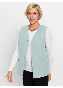 WITT Damen Steppweste in Microfaser-Qualit&auml;t, kalkmint, Gr&ouml;&szlig;e 42, 100% Polyester