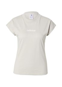 adidas Sportswear Funktionsshirt 'Essentials Linear' Damen, pastellgrün / offwhite, Größe M