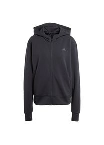 adidas Performance Sportsweatjacke 'Designed 4 Training' Damen, dunkelgrau / schwarz, Gr&ouml;&szlig;e L