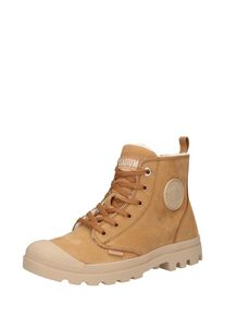 Palladium Stiefelette 'Pampa' Damen, kitt / cognac, Gr&ouml;&szlig;e 38