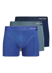 Jack & Jones JACK & JONES, Hommes Boxers, bleu marine / bleu cobalt / bleu cyan