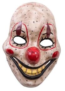 Masque de clown d'horreur de bouche en mouvement