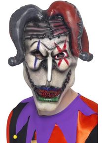 Smiffys Horror Narren Maske Latex