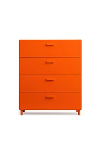 Relief Kommode mit Beinen orange String Furniture