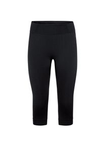 Odlo Performance Warm Eco Damen Funktionshose 3/4 schwarz XS