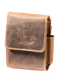 Vintage Leder G&uuml;rteltasche f&uuml;r Zigarettenschachtel