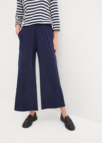 Viskose-Jersey-Hose 7-8-Länge in blau, Grösse 56/58 (3XL), bonprix