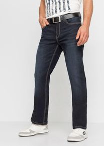 Regular Fit Stretch-Jeans Bootcut in blau, Grösse 46, 98% Baumwolle, bonprix