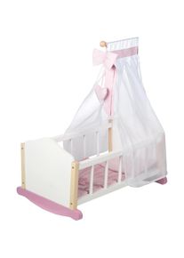 Roba® Puppenwiege »Wiege Scarlett« weiß Puppenmöbel