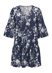 Jacqueline de Yong JDY, Femmes Robe, bleu fonc&eacute; / blanc