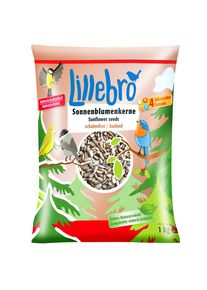 1kg geschälte Sonnenblumenkerne Lillebro Wildvogelfutter