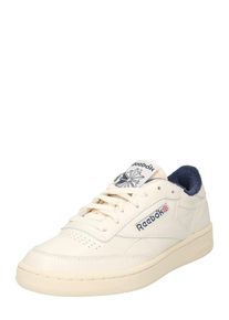 Reebok, Hommes Baskets basses 'Club C 85', crème / bleu / rouge / blanc cassé