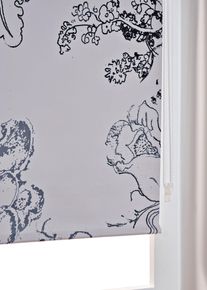 Verdunkelungsrollo mit Druck in beige | 150x60 cm | bonprix