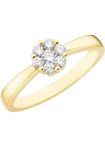 Damen Ring Silber vergoldet 925
