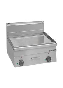 MBM Elektro-Grillplatte Serie 66 - 60/60 glatt, verchromt Tischgerät | Griddleplatte | Plancha Grill | Bratplatte, Gastronomie-Bedarf