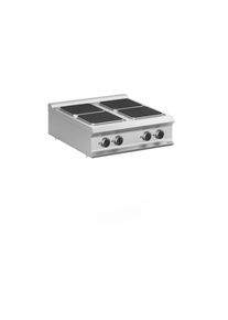 MBM Elektroherd Dexion Lux 980 - 80/90 quadratische Kochfelder Tischgerät, Gastronomie-Bedarf