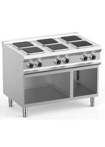 MBM Elektroherd Dexion Lux- 700 - 110/70 quadratische Kochfelder - 13,5 kW, Gastronomie-Bedarf