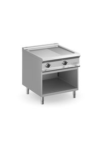 MBM Elektrogrillplatte Dexion Lux 980 - 80/90 2/3 glatt, 1/3 gerillt | Griddleplatte | Plancha Grill | Bratplatte, Gastronomie-Bedarf