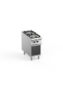 MBM Gasherd Dexion Lux 980 - 40/90 - 22 kW | Propangas Herd, 2 Kochstellen, GastroHeld