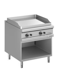 MBM Gasgrillplatte Serie 98 - 80/90 glatt, verchromt | Griddleplatte | Plancha Grill | Bratplatte, Gastronomie-Bedarf